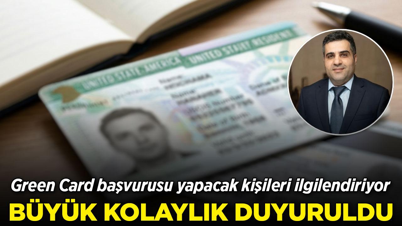 Green Card başvurularında kritik gelişme: "Bekleme kalktı"