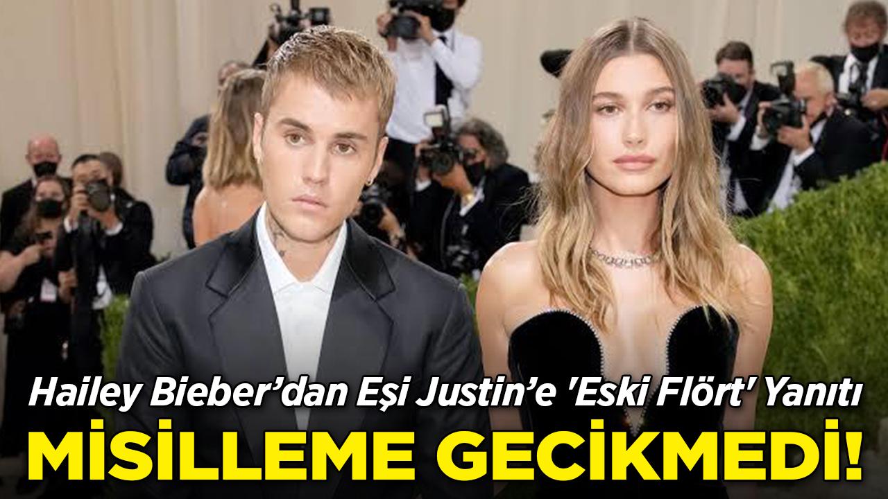 Hailey Bieber'dan Eşi Justin'e 'Eski Flört' Yanıtı: Misilleme Gecikmedi!