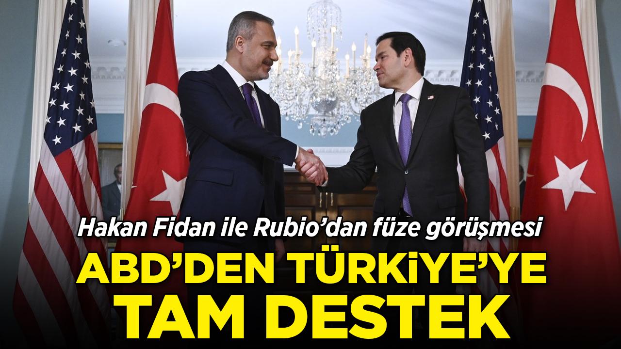Hakan Fidan ile Marco Rubio'dan 'füze' görüşmesi