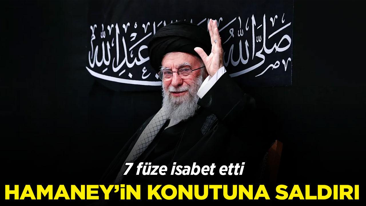 Hamaney'in konutunun yakınına 7 füze isabet etti