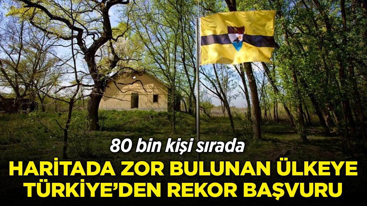 Haritada zor bulunan ülkeye Türkiye'den rekor başvuru: 80 bin kişi sırada