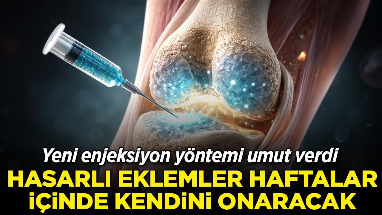 Hasarlı eklemler haftalar içinde kendini onarabilir
