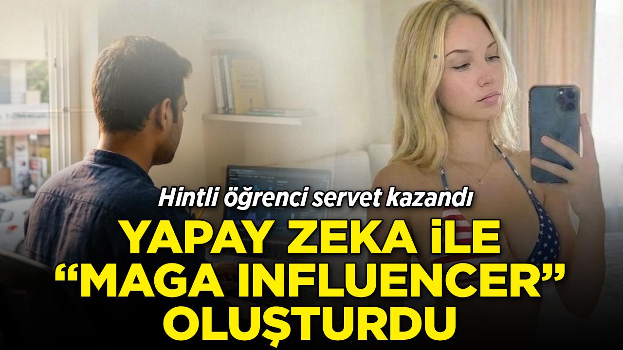 Hintli öğrenci yapay zeka ile "MAGA Influencer" oluşturdu