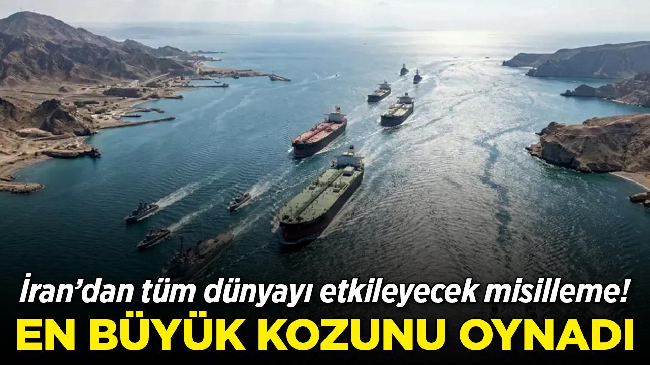 İran, Hürmüz Boğazı'nı kapattı: Geçmeye çalışanı vururuz