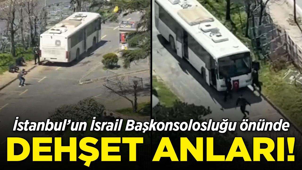 İsrail Başkonsolosluğu önünde silah sesleri