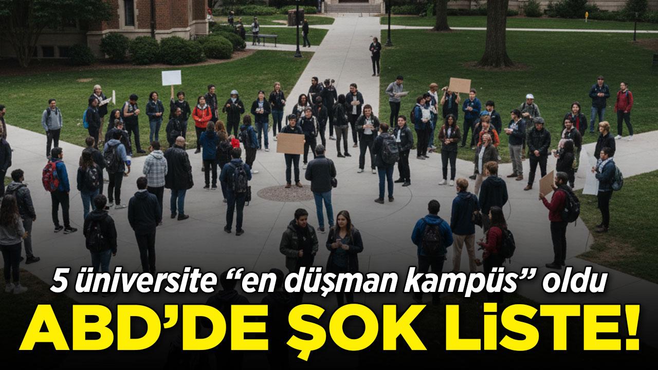 İşte ABD'de 'en düşman kampüsler'
