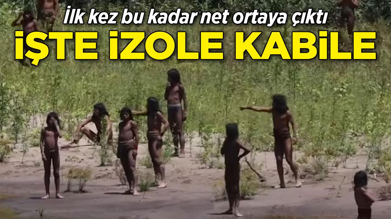 Amazon'da izole kabile ilk kez bu kadar net kaydedildi