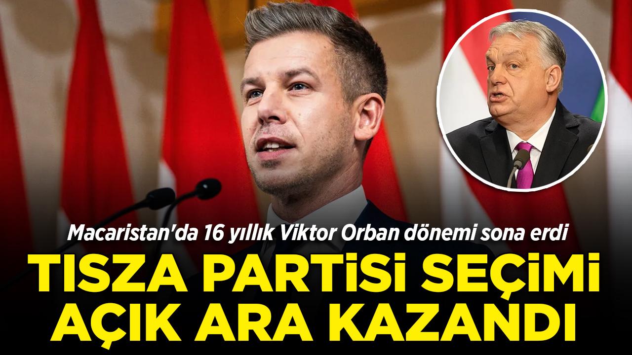 Macaristan'da bir dönemin sonu! Tisza Partisi seçimi açık ara kazandı