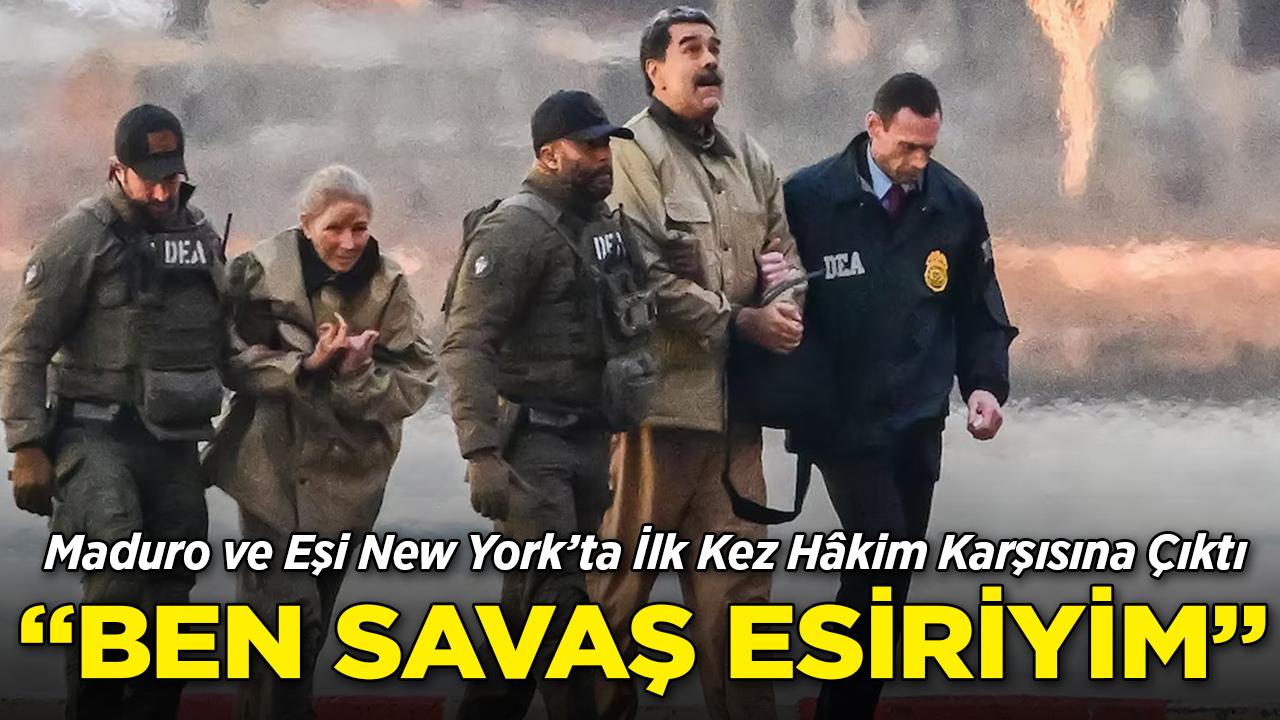 Maduro New York'ta Hakim Karşısına Çıktı!