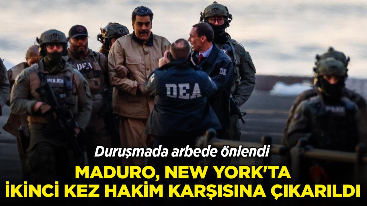 Maduro, New York'ta ikinci kez hakim karşısına çıkarıldı