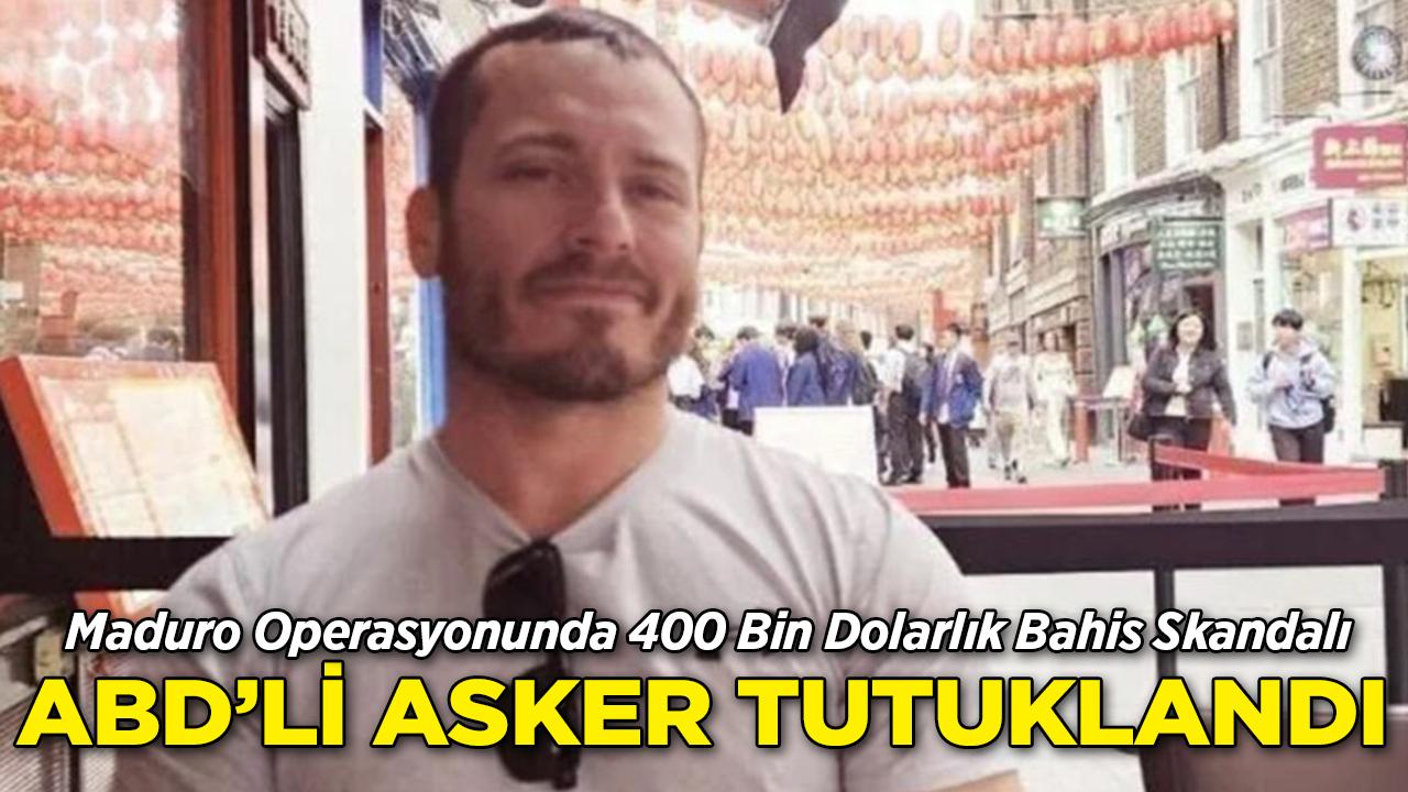 Maduro operasyonuna bahis oynayan ABD'li asker tutuklandı