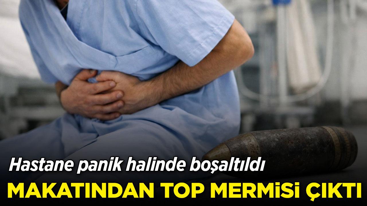 Makatından 1. Dünya Savaşı'ndan kalma top mermisi çıktı