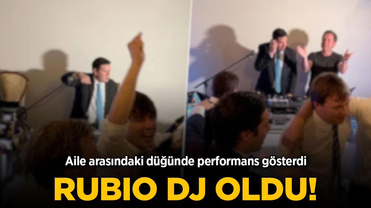 Marco Rubio düğünde DJ kabinine geçti
