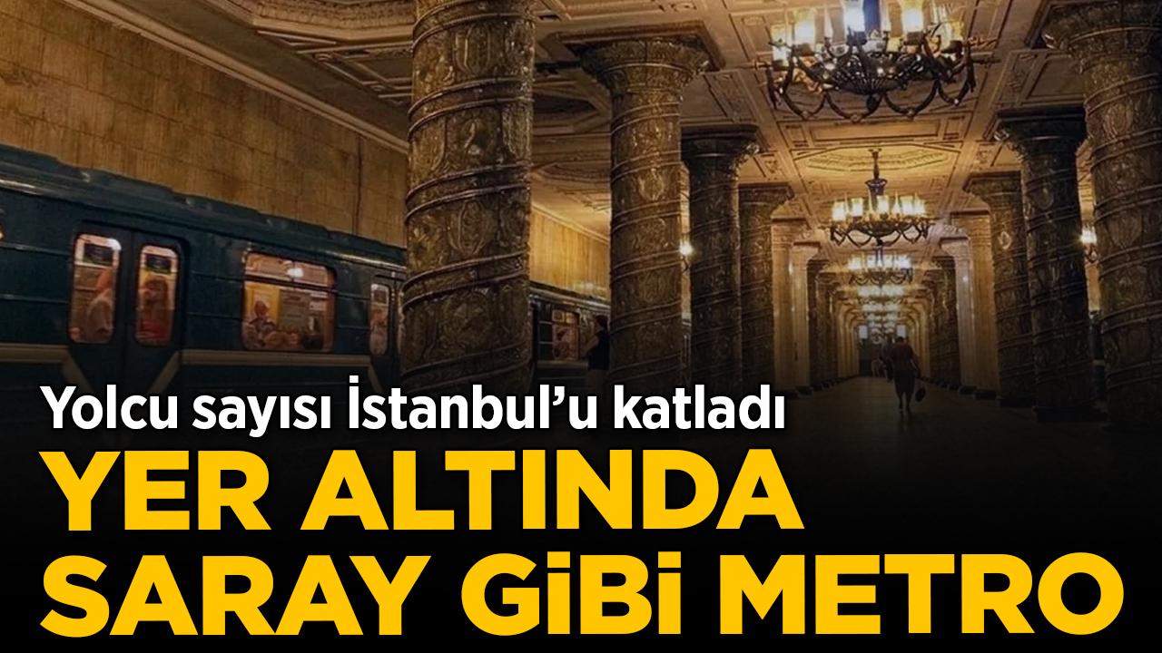 Moskova Metrosu'nda rekor yoğunluk: Günde 9 milyon yolcu