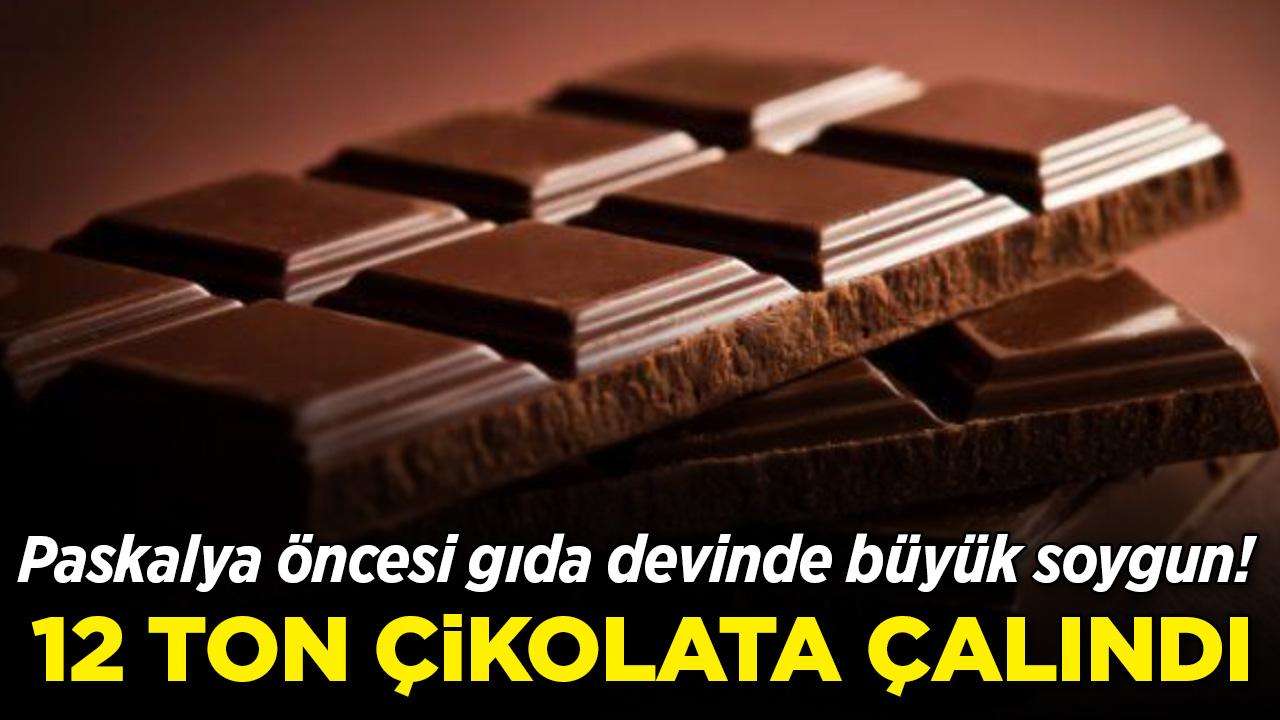 Nestle'de dev vurgun! 12 ton çikolata çalındı