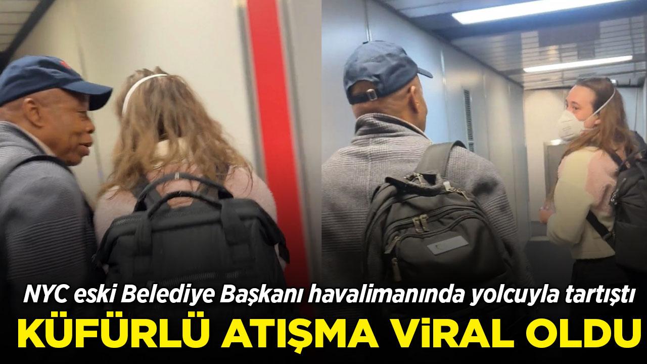 New York eski Belediye Başkanı Eric Adams'a küfür eden kadın viral oldu
