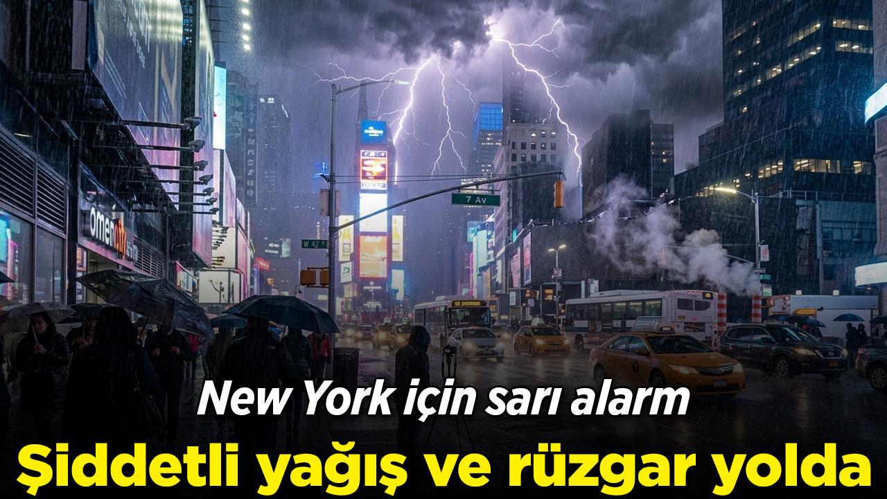 New York için fırtına alarmı