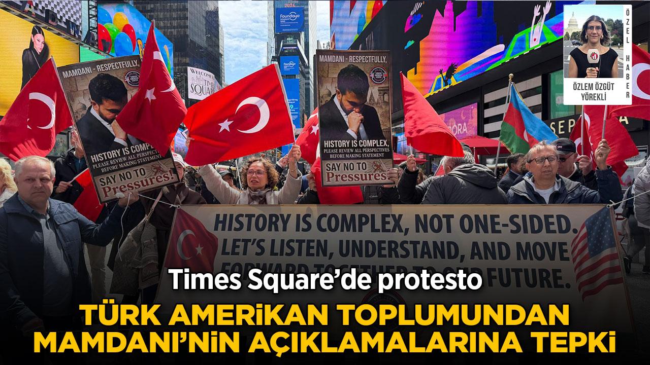 New York'ta Mamdani'nin açıklamalarına protesto
