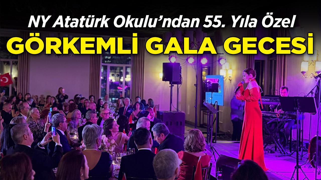 NY Atatürk Okulu 55'inci Yılını Görkemli Gala Gecesiyle Kutladı
