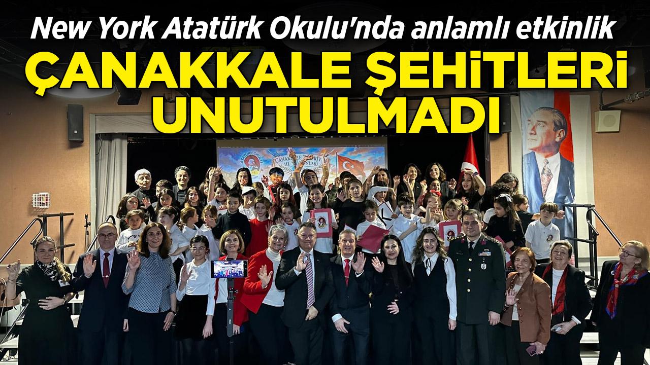 NY'de Çanakkale Zaferi'nin 111. yıl dönümünde anlamlı tören