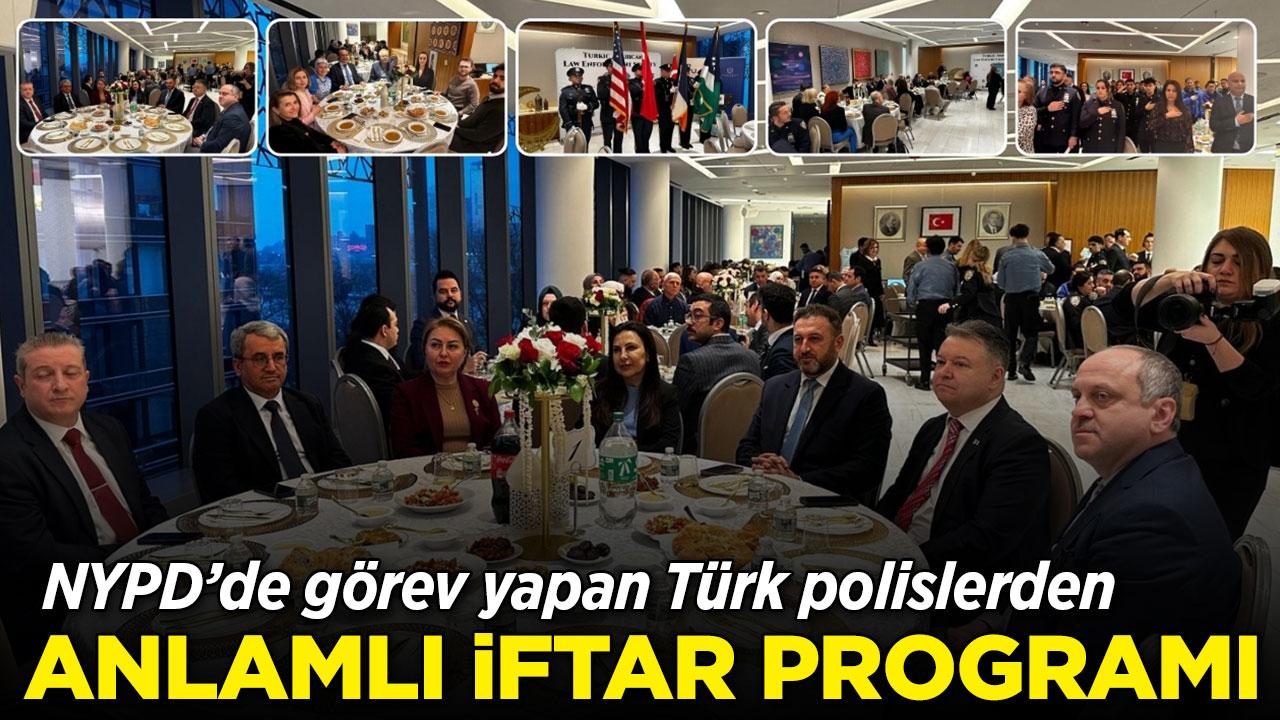 NYPD'de görev yapan Türk polisler iftar programında buluştu