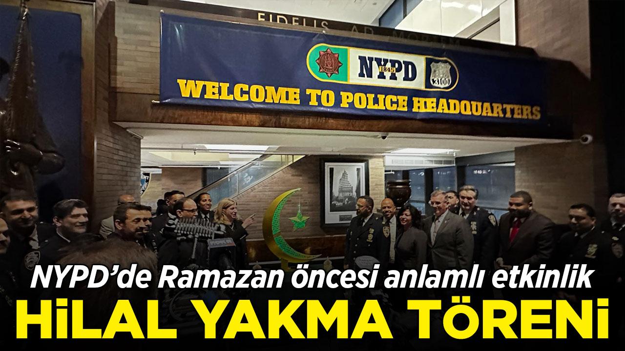 NYPD'de "hilal yakma töreni" düzenlendi