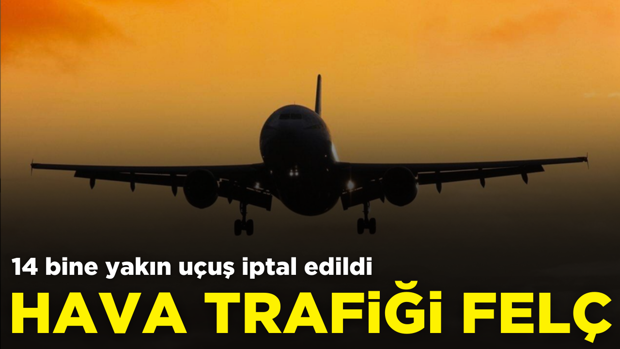Orta Doğu'da 14 bine yakın uçuş iptal edildi