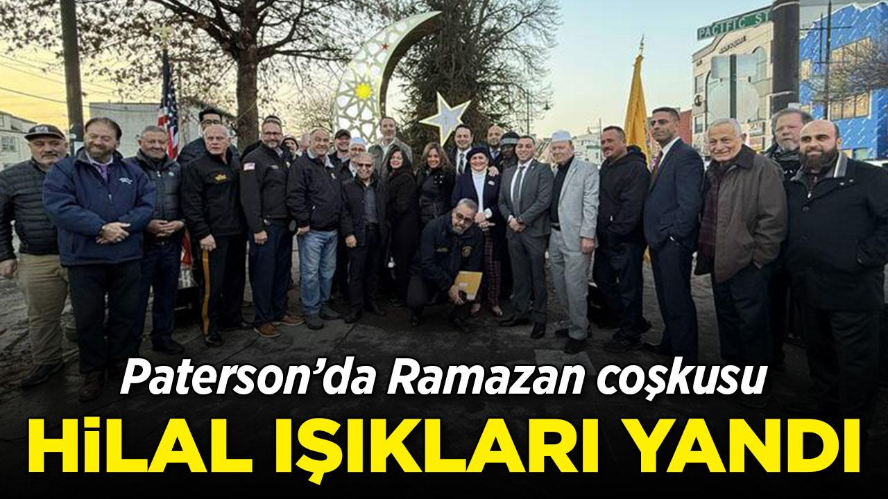 Paterson'da Ramazan hilali aydınlatıldı