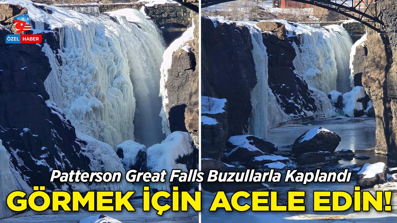 Patterson Şelalesi Buzullarla Kaplandı: Bu Manzarayı Kaçırmayın!