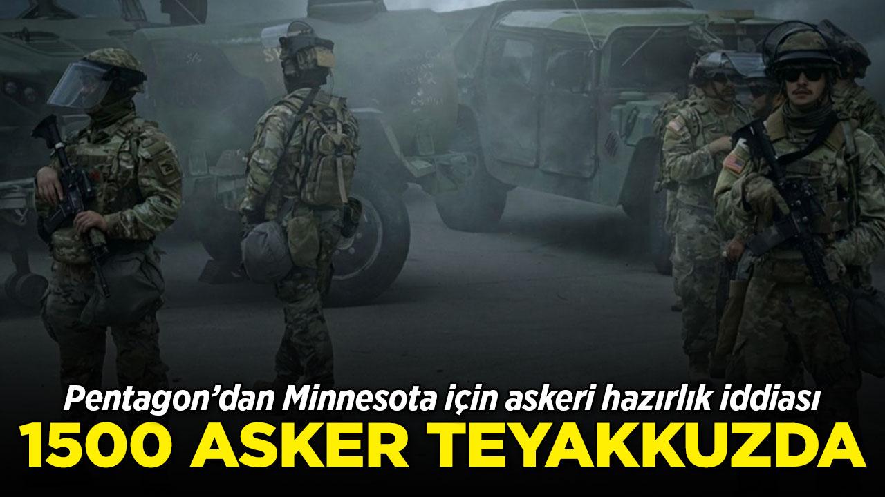 Pentagon'dan Minnesota için askeri hazırlık iddiası