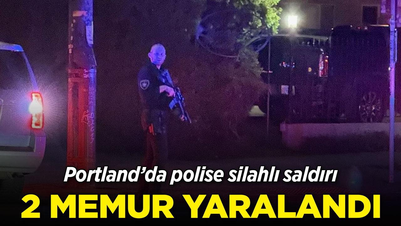 Portland'da polise silahlı saldırı: İki memur yaralandı