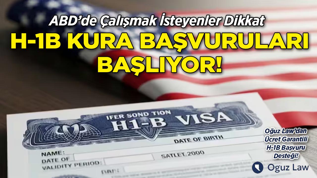 ABD'de Kariyer Hedefleyenler İçin Kritik Dönem: H-1B Vize Başvuruları Başlıyor!