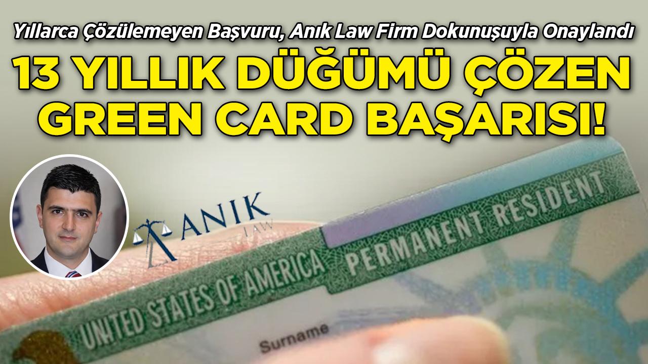 13 Yıldır Bekleyen Dosya, Anık Law Firm'in Müdahalesiyle Çözüldü