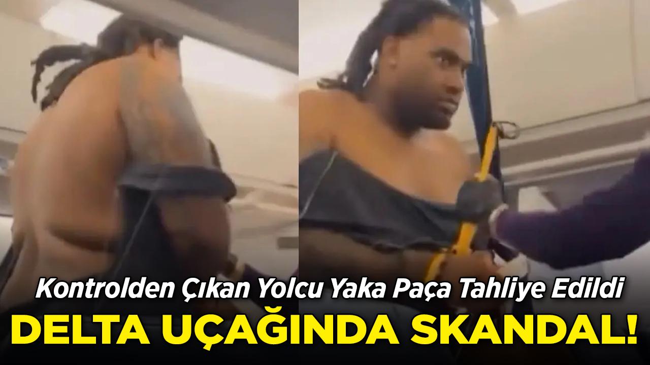 Delta Uçağında Skandal: Kontrolden Çıkan Yolcu Yaka Paça Tahliye Edildi!