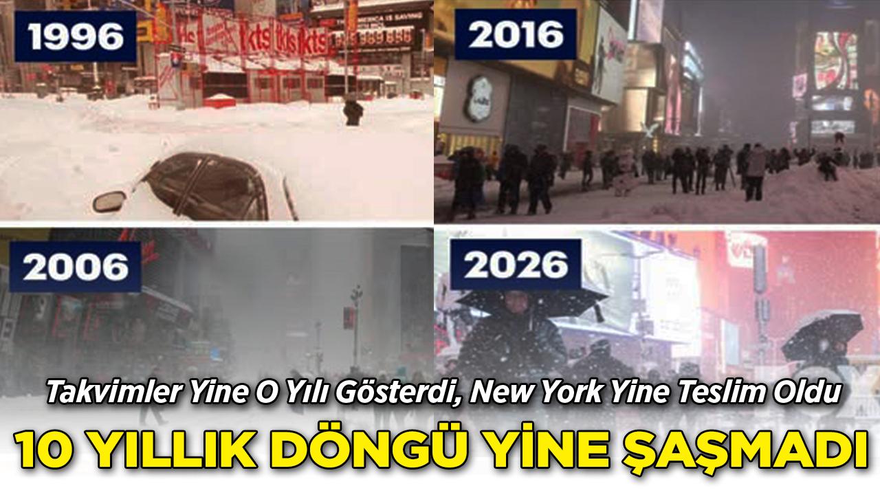 New York'un 10 yıllık kar döngüsü 2026'da da şaşmadı!