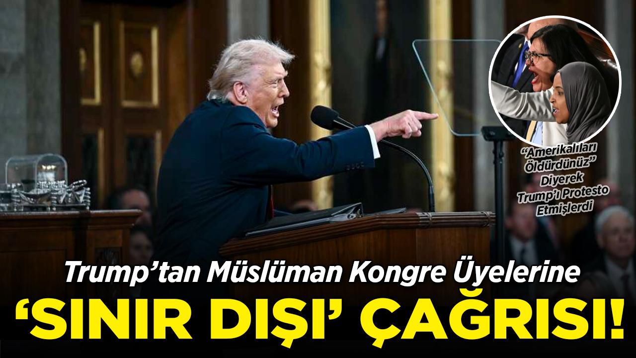 Trump'tan Müslüman Kongre Üyelerine "Sınır Dışı" Çağrısı