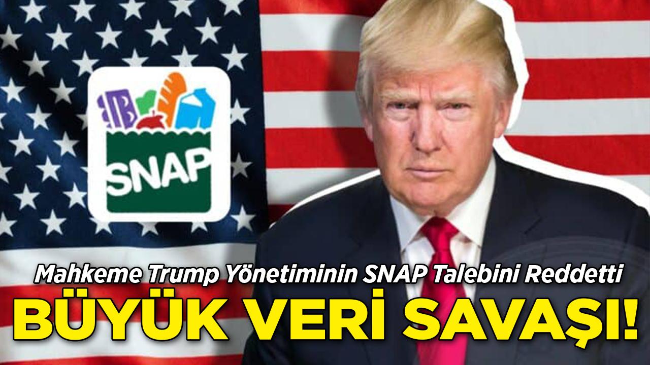 ABD'de Federal Mahkeme SNAP Veri Talebini Durdurdu