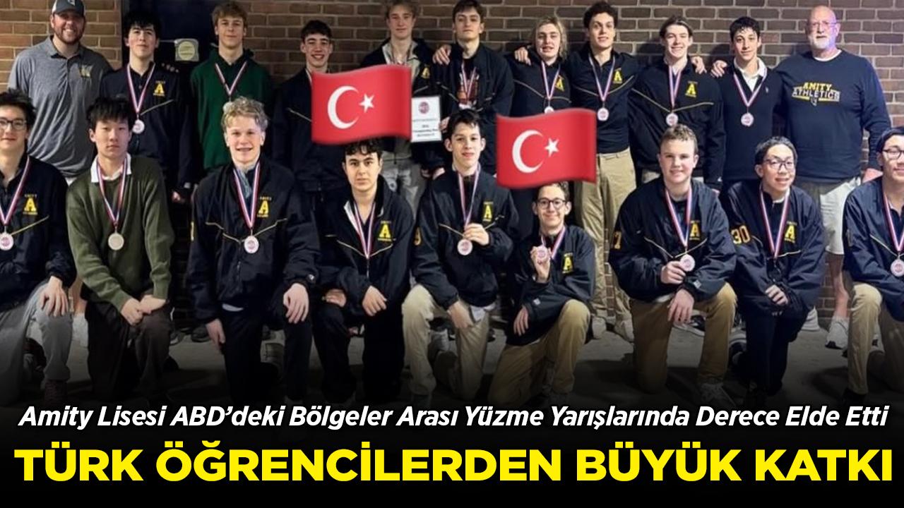 Amity Regional High School Yüzmede Eyalet İkincisi Oldu! Türk Öğrencilerden Büyük Katkı!