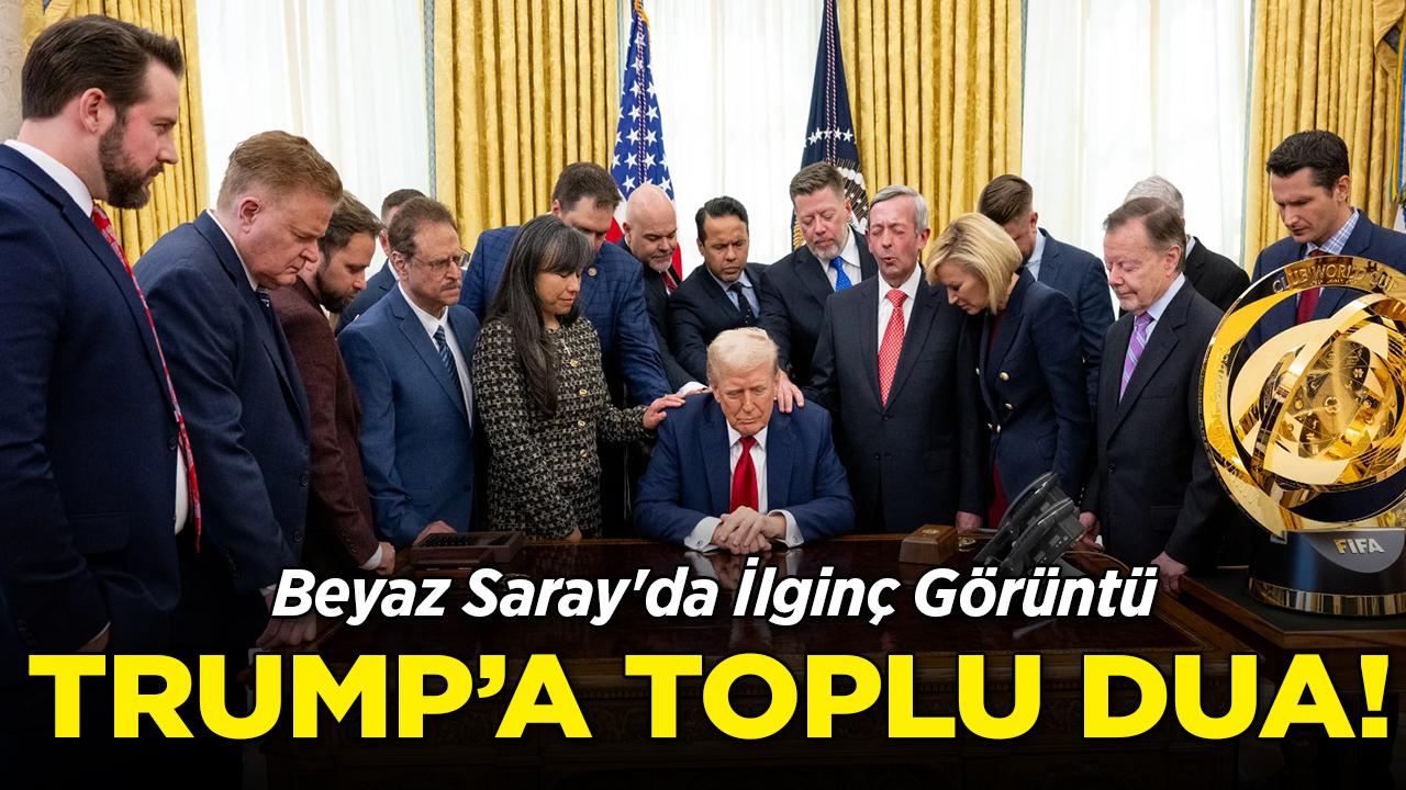 Oval Ofis'te Toplanan Papazlardan Trump'a Toplu Dua!