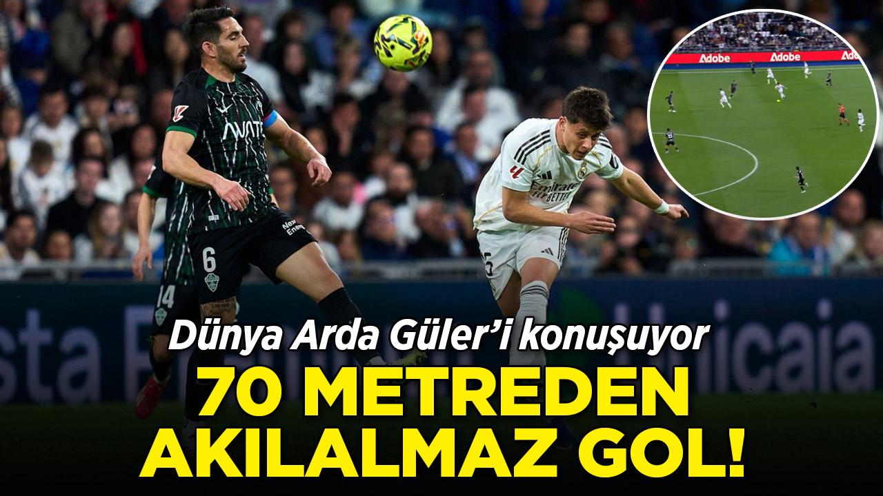 Dünya Arda Güler'i konuşuyor! Attığı gol tarihe geçti