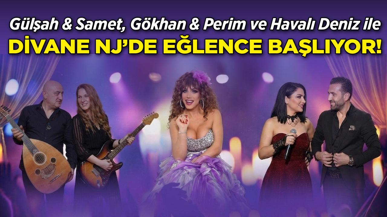 Divane NJ'de Eğlence Akşamları Başlıyor