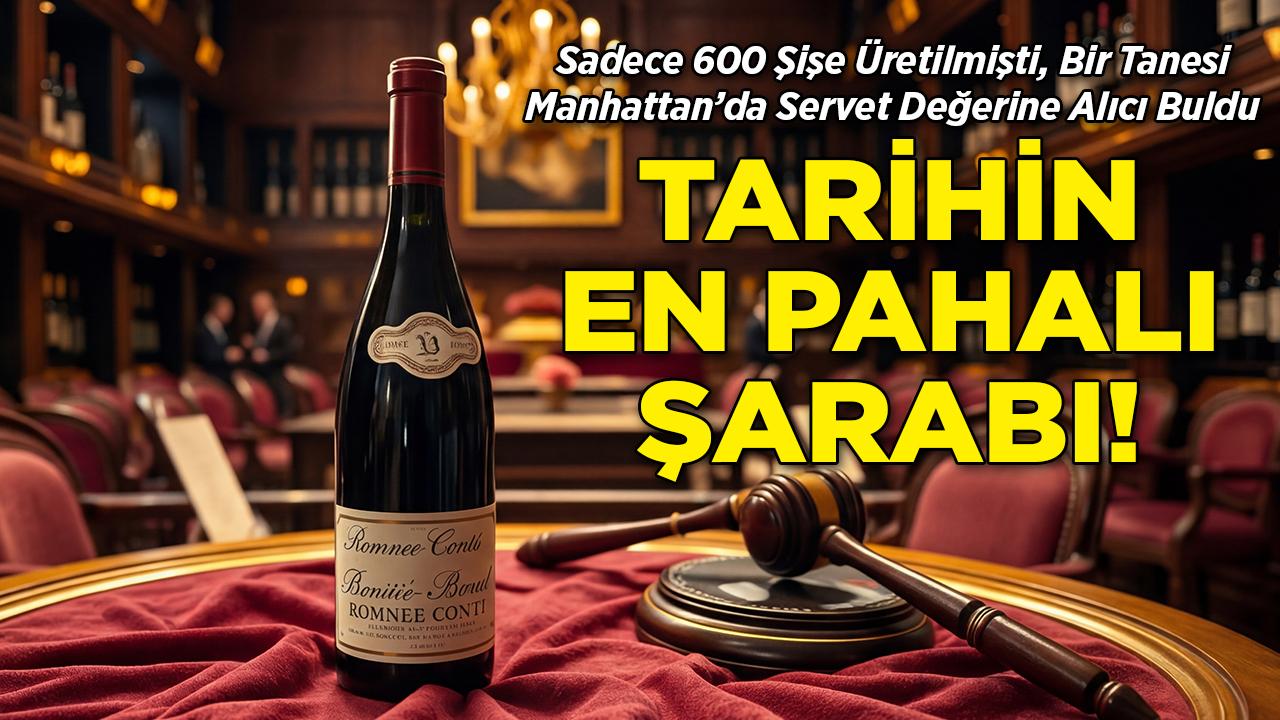 Dünyanın En Pahalı Şarabı Manhattan'da Servet Değerine Alıcı Buldu