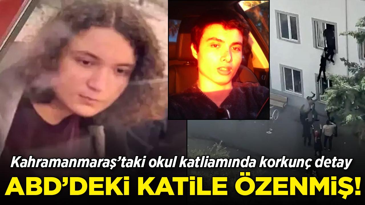 Kahramanmaraş'taki okul saldırısında ABD detayı!