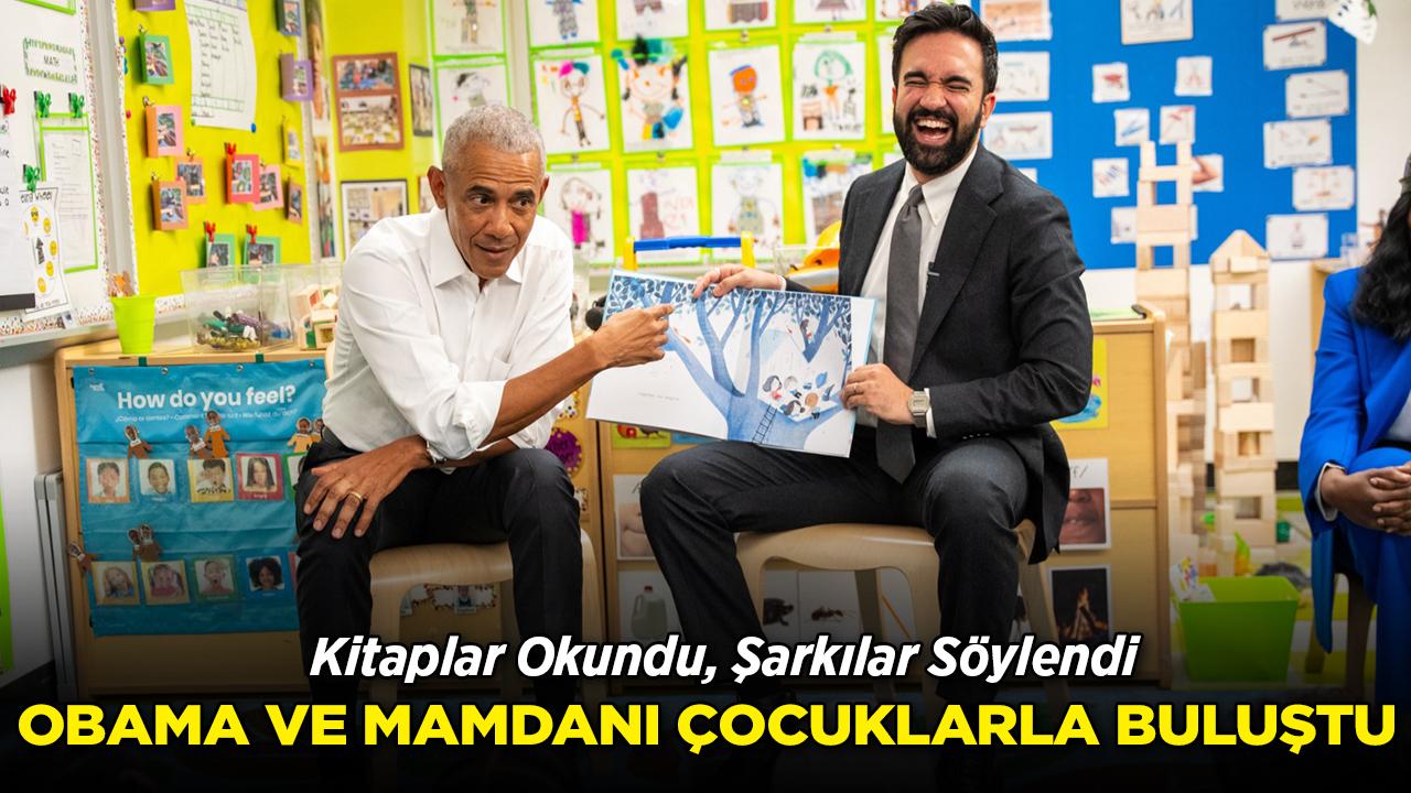 Obama ve Mamdani Kreşte Çocuklarla Bir Araya Geldi