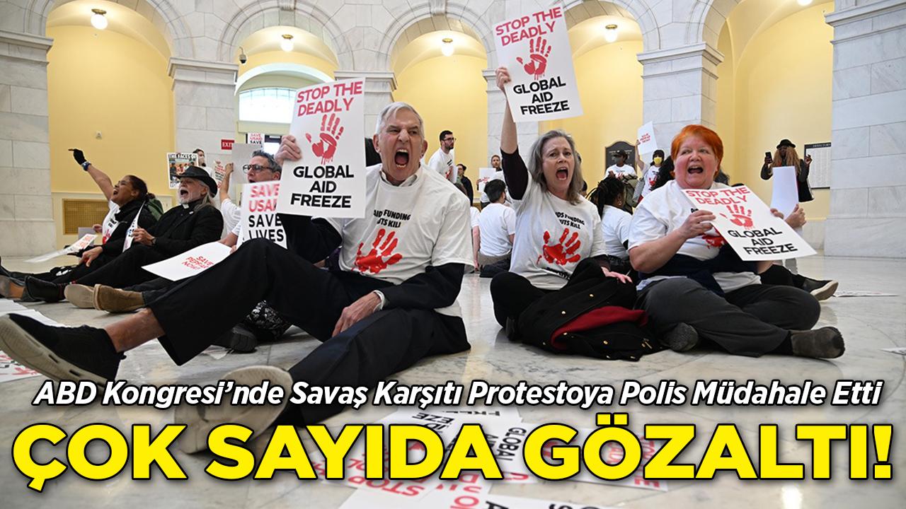 ABD Kongresi'nde Savaş Karşıtı Protesto: Çok Sayıda Gözaltı