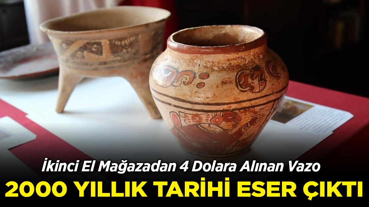 4 Dolarlık Vazo 2 Bin Yıllık Maya Hazinesi Çıktı