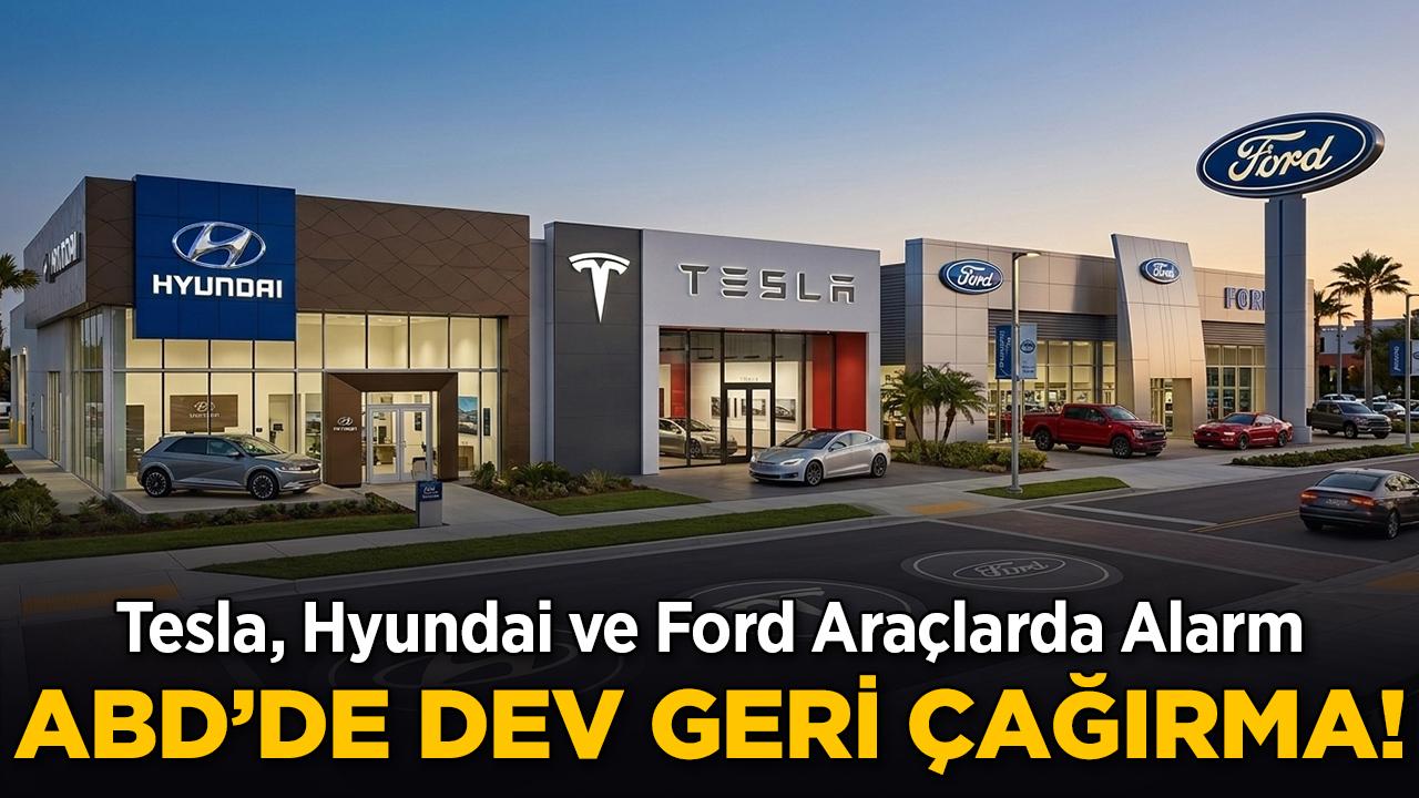 ABD'de Araçlarda Geri Çağırma Alarmı