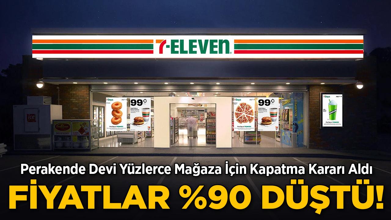 7-Eleven Raflarında %90 İndirim