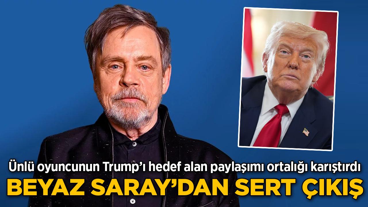 Ünlü oyuncunun Trump görseli krize yol açtı: Beyaz Saray'dan sert çıkış
