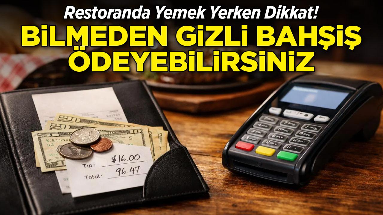 Restoranda Yemek Yerken Dikkat: Bilmeden 'Gizli Bahşiş' Ödeyebilirsiniz